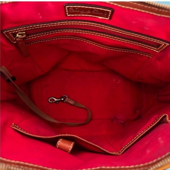 Dooney & Bourke Yellow and Tan Zip Zip Satchel - Picture 6 of 11